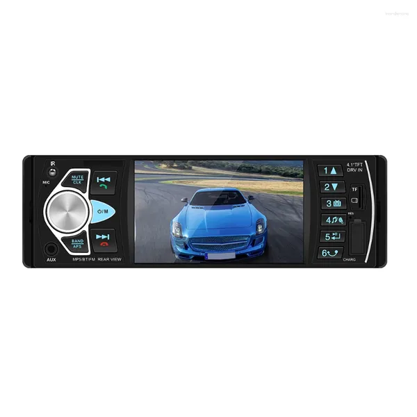 4,1 дюйма с высоким разрешением с высоким разрешением Bluetooth Car Car Mp5 MP5 вставка для карты USB Drive Radio Radio