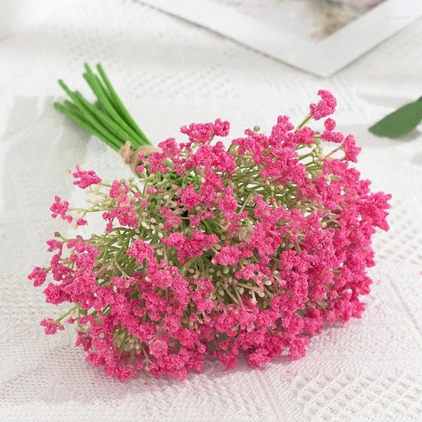 Fiori decorativi fiore artificiale nozze bouquet in plastica gypsophila bridal finta casa decorazione
