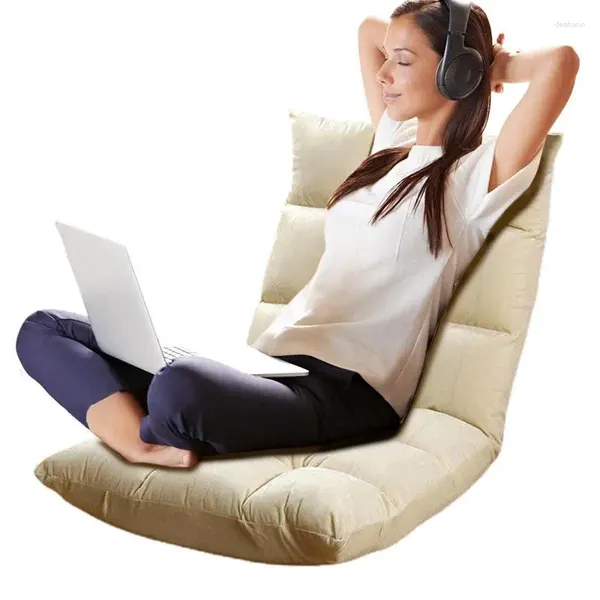 Kissen ein Sofaboden Lazy Stuhl Ergonomische 5 Winkel mit Reißverschluss für Schlafzimmer Haus Hostel einstellbar