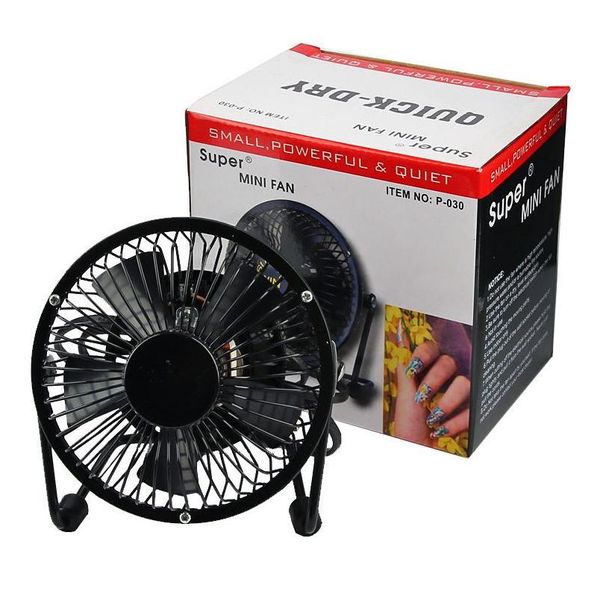 OUTROS ACESSÓRIOS DE MÁSCIA MINI MINI Plug Fan de escritório em casa Melhoramento de unhas 5 Lâminas de alta potência refrigerador de refrigeração 15.5x11.5x15cm dr dhwin