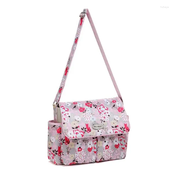 Bolsa de fralda de impressão ombro para carrinho de bebê Babie Nappy Travel Travel Bolsa Bolsa Bomba de mama Bolsa