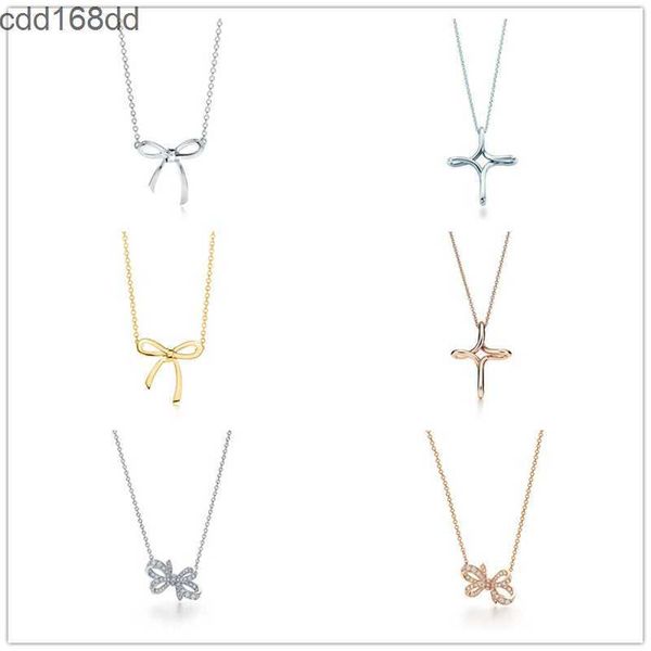 Collane a pendente new designer s925 collana di lusso in argento sterling per uomo e donna fai -da -te a filo a filo accessori per la moda a sospensione per le donne vacanze