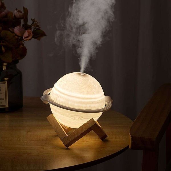 Nuovo Giove Humidifier Camera da letto per la casa Mini Office silenzioso Purifica dell'aromaterapia idratante a spruzzo d'aria