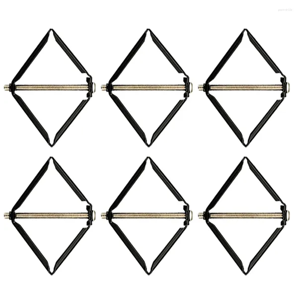 Adesivos de janela conjunta de 6pcs monte de montagem na parede caixa de reparo ferramenta secreta stash de 86 mm de reparo de fase de suporte da haste de haste amigavelmente