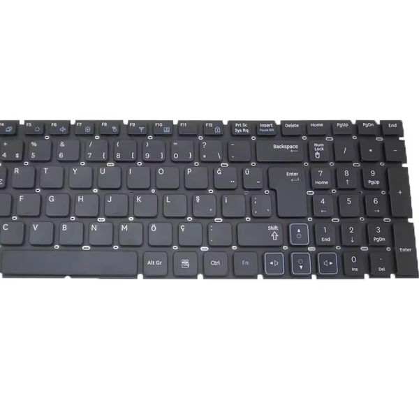 Teclado de laptop para Samsung Rv511 Rv515 Rv520 Turquia TR BA59-02942F 9Z.N5QSN.B0T sem quadro Novo