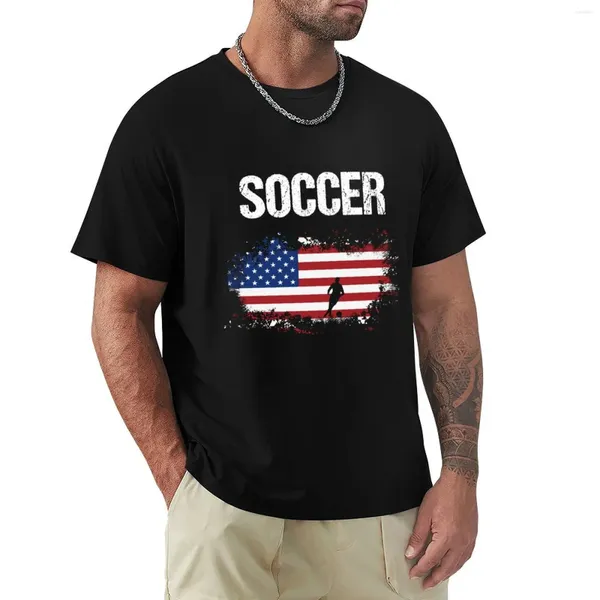 Men's Polos Soccer USA T-shirt Camiseta Camisetas Graphic Camisetas