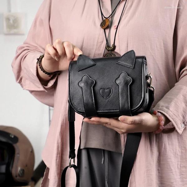 Abendtaschen 2024 Mode Frauen Umhängetasche echter Leder -Crossbody Messenger für Frauen tragbare Orgainzer Reiseschlinge