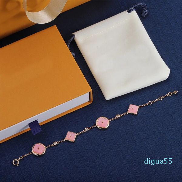 Bracciale designer Bracciale Pink Bracciale Pink Internet Red con gli stessi gioielli di design per le donne per dare braccialetti