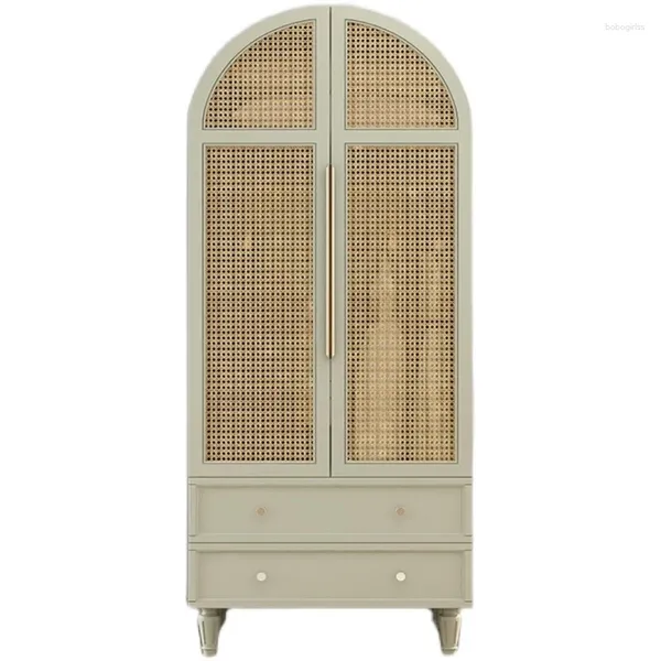 Piastre decorative guardaroba rattan americano semplice armadietto moderno b mobile mobile personalizzabile