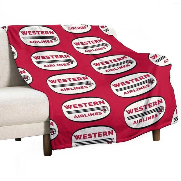 Decken Western Airlines werfen Decke für Babysofa -Quilt