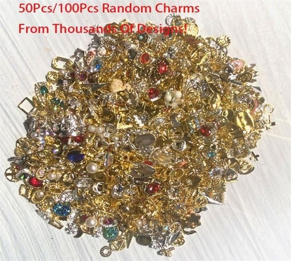 50100PCS UNIL ART LELOLO 3D Designs aleatórios em encantos de designer em massa Crystal inteiro para jóias DIY Gems 2207187815364