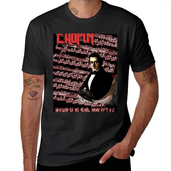 Мужские футболки T Chopin Metal футболка для мальчиков Whites Vintage Mens