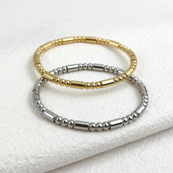 BANGLE MASHITÀ MASCIFICA SEMPRE CHIUSA DI BERCHIO BRACELETTI Stretti Braccialetti in acciaio Titanio Gold Gold Birthdate Gold Birthday Per Boyfriend