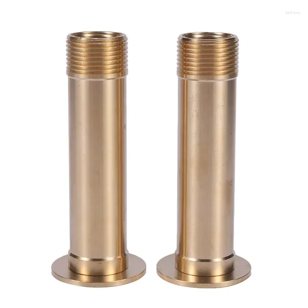 Decorações de jardim 2pcs tipo cogumelo de bronze bocais bocais de paisagem Equipamento de decoração de lagoa de 1/2 polegada DN