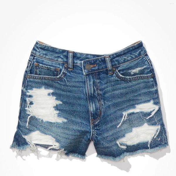 Женские шорты джинсовая женщина с высокой талией лето лето джинс причинную женскую одежду.