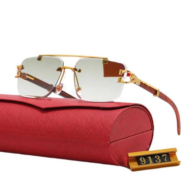 Fashion Overseas Nuovi occhiali da sole per uomini e donne Carter Street Photo Classic Travel Boxes Trade 9137