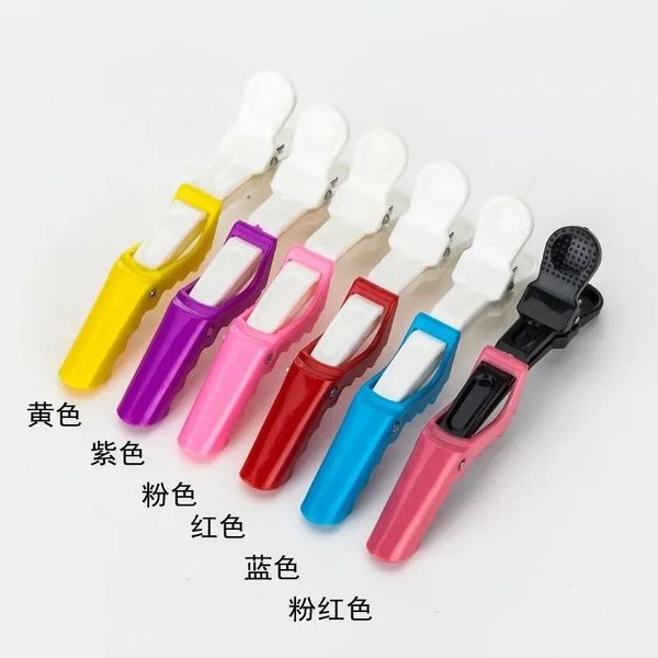 Clip di partizione Crocodile Clip Duck Beak Clip Clip Barber Shop Hair Salon Taking Tools, Six Color Hair Clips, Tooldy Tool