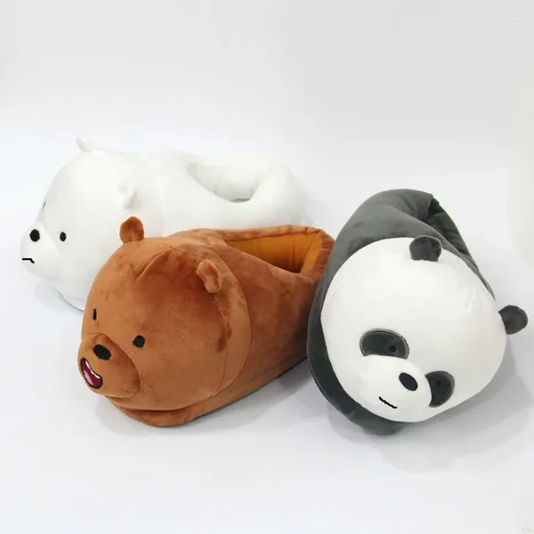 Slippers, bando interior, desenho animado peludo para sapatos adultos para cães para cães adultos Casa de animais casas de cosplay Casa de anime de inverno