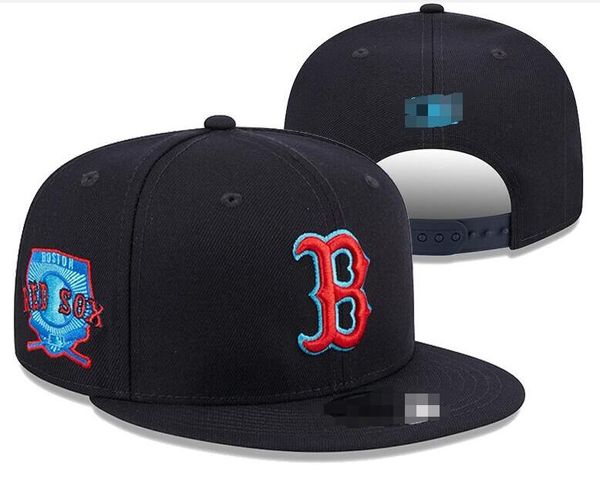 Boston''Red Sox'''ball Baseball Snapback Snapback para homens Mulheres Sun Hat Gorras Bordado Boston Casquette Champs World Series Campeões Ajustados Caps A0