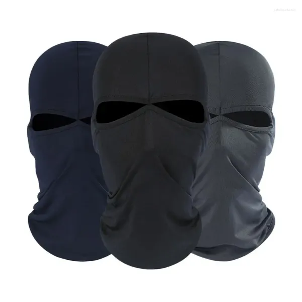 Bandanas uomini e donne ventilazione sottile maschera facciale per polvere antivento polvere di raffreddamento del collo di raffreddamento a doppio buco