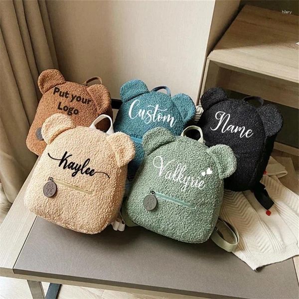 Favo di festa zaino per orso personalizzato Borse da viaggio personalizzate Shopping Shopping Shopping Spalla per spalla da donna Regalo di compleanno per bambini