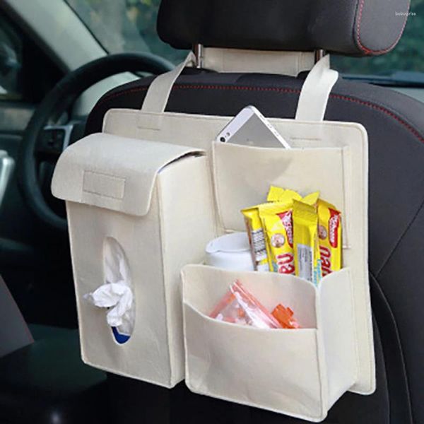 Borse da stoccaggio Organizzatore per auto da viaggio Multi Creative Borse Hanging Seat per container per sacchetto automatico