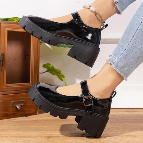 Sapatos casuais lolita mulheres tênis vintage garotas estudantes uniformes plataformas de salto alto cosplay plus tamanho 2024 zapatos de mujer