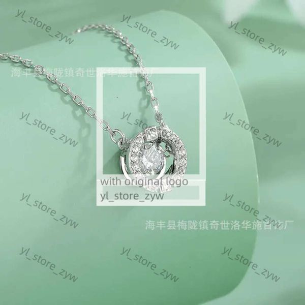 Designer swarovskis gioielli La collana cardiaca della danza di Shijia adotta l'elemento cristallino cignoco della collana Spirit High Edition 5A2