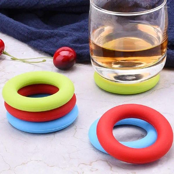 Tavolino tavolo da bevanda in silicone palestra porta piastra tazza tazza di plateat con cuscinetti da pinza