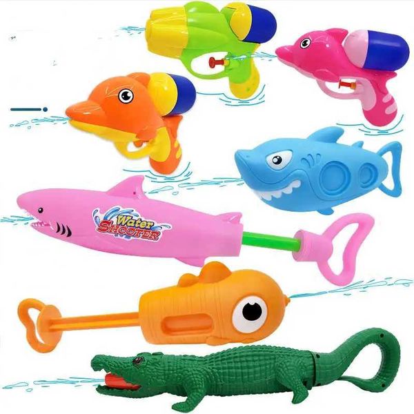 Areia jogo água divertida 33 cm de pistola de brinquedo de brinquedo de pulverização de punos de pulverização de piscina de pulverização de piscina de piscina de piscina de brinquedo de piscina de tubarão de piscina