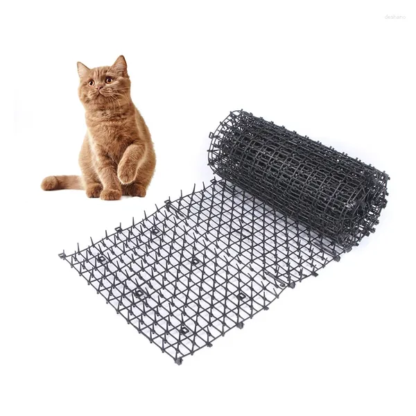 Transportadores de gatos jardim anti-cat plástico prevenir tapete de espinhos de proteção vegetal protetora multifuncional protetora