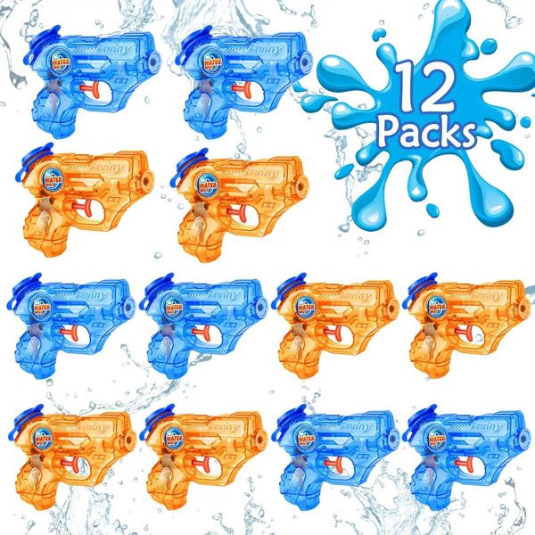 Toys de armas de areia brincar água divertida infantil mini pistola de água pistola de sabão de sabão de pistola de sabão com gatilho usado para piscinas ao ar livre de verão Toysl2405