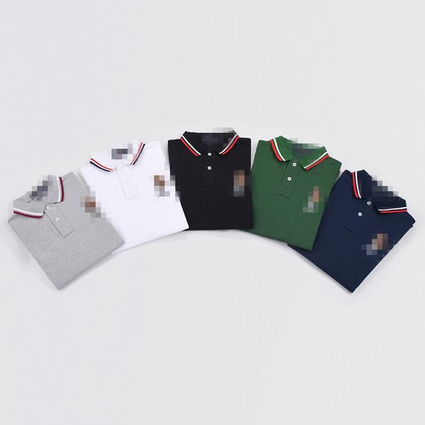 Herren Polos Marke Summer Luxury Shift Brand Herren Golf T-Shirt kurzärmeligte Baumwolle High Street komfortable und atmungsaktives Geschäft Casual Wear Herren Top