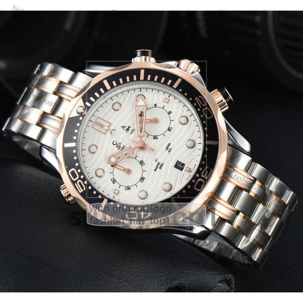 OMG Watch 2024 Новый бренд Оригинальный бизнес -мужчина классический круглый корпус Quartz Watch Choctatch часы - рекомендуемые часы для повседневного A41 1A93