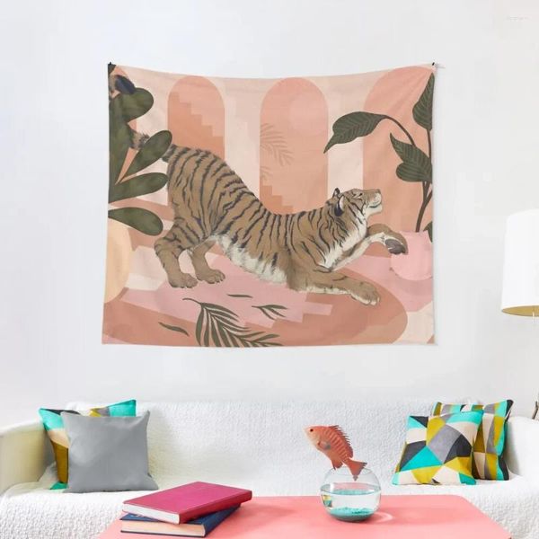 Taquestres Easy Tiger Tapestry Decor Decor