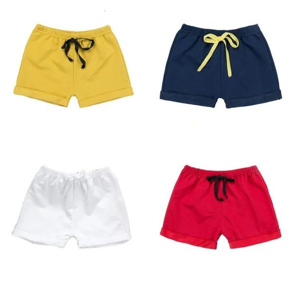 Summer Kids Beach Short Sport Sports Pants Baby Abbigliamento Shorts Cotton Fashion for Boys Girls Milliere 240510