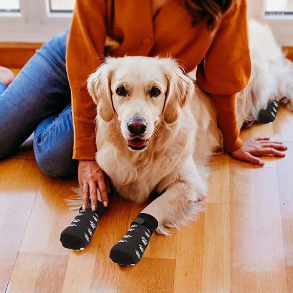 Abbigliamento per cani 4pcs Scarpe da cucciolo antiskid Protezione per animali