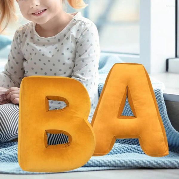 Kissen Englisch Briefe Unterrichtswörter Spiel Prop Begleiter Schlaf 26-Alphabet Doll Kinder Bildungsspielzeug Po Requisiten