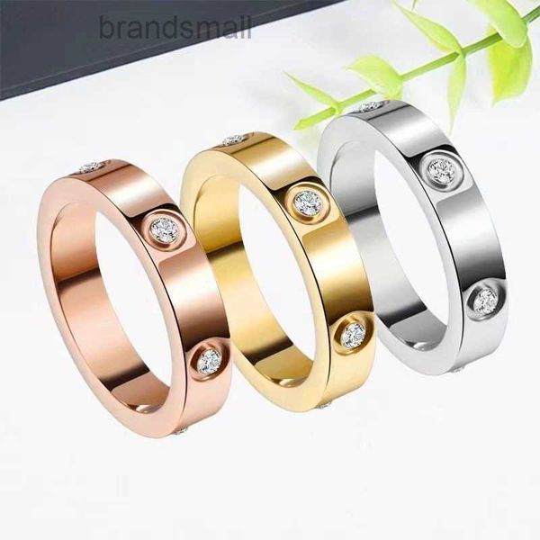 2023SS Designer Ring Woman Man Wild Band Band Ring Pietre Design Vite Gioielli Coppia amante Silver Gold Rings Mens Band Rings