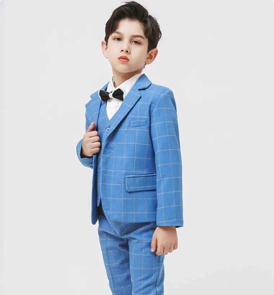 Abiti formali per ragazzi abiti da sposa pantaloni giubbotto per bambini 3 pepcs per bambini vestiti per bambini costume da scuola da gentil tuxedos set