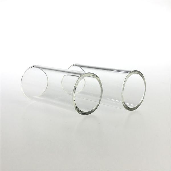 Tubo de vidro plano de bolha de reposição de 2 polegadas com 25 mm de 2 mm de espessura de pirex pirex fumando tubo de fumante