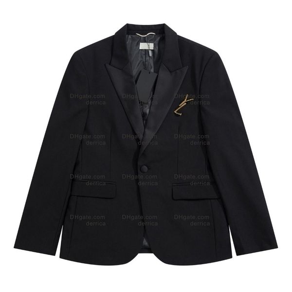 Designer Men Blazer Cotton Linen Cashen Jacket Roupes Classic Letters Business Casual Slim Fit Fit Fitle Blazer