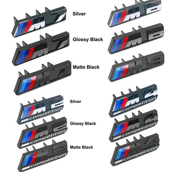 Adesivi per auto 3D Emblema della griglia anteriore dell'auto per E92 E93 F36 M1 M2 M3 M4 M5 M6 M7 M8 G01 G02 G05 G11 G12 G21 G29 G30 G31 G32 G38 Accessori per arredamento T240513