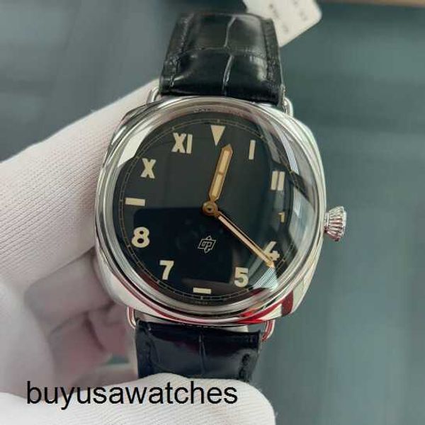 Moderne Handgelenk Uhr Panerai Radiomir Serie Kalifornien Face Blase Blase Spiegel Mechanische Schweizer Uhren Wache Großes Zifferblatt 47mm Handbuch Mechanische PAM00424