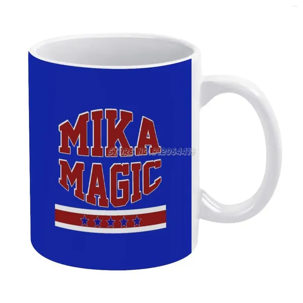 Tazze mika rangers caffettiera ceramica personalizzata da 11 once di tè a tazza bianca tazza bevande da bevande zibanejad