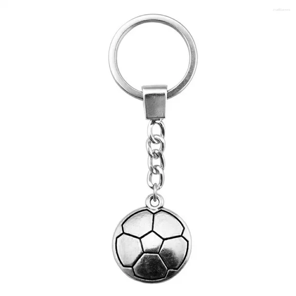 Schlüsselanhänger 1pcs Fußballschlüsselkette für Telefonnagelschützer liefert Schmuck handgefertigte Ringgröße 30 mm