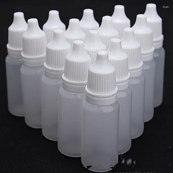 Бутылки для хранения 50 шт./Лот 50 мл пустые домашние глазные капли бутылки пластиковые сжимаемые капельницы.