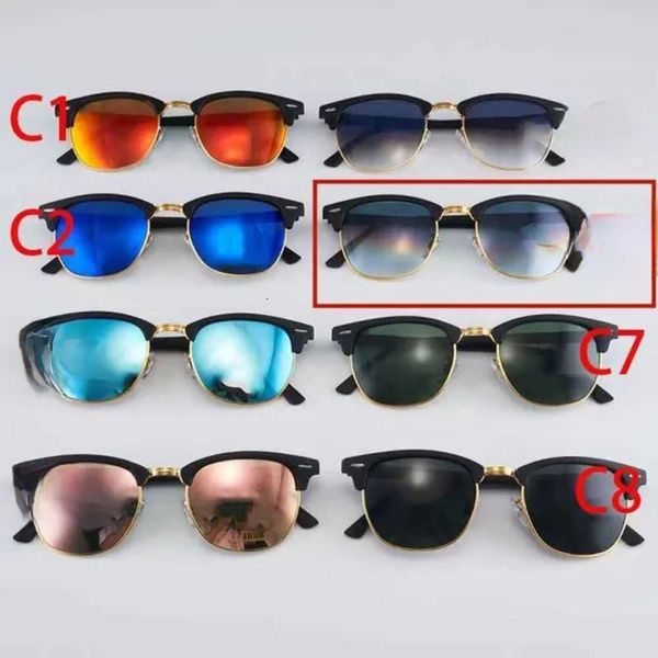Rays Classic Brand Wayfarer Luxury Square Sonnenbrille Männer Acetat Rahmen mit Ray Black Linsen Sonnenbrille für Frauen UV400 mit Box 629