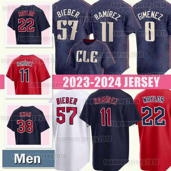 11 Jose Ramirez Jersey 57 Shane Bieber Baseball 38 Steven Kwan 2024 City Connect Cleveland 0 Andres Gimenez Bo Josh Naylor Triston McKenzie Guardians Emmanuel Clase