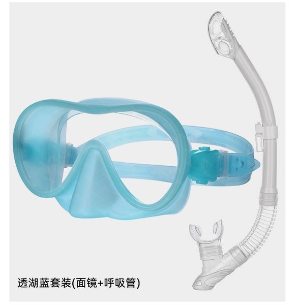 Tauchbrillen wasserdichte Anti-Fog 2024 Neues Schnorchelausrüstung Maske Tauchbrille All-inclusive Silicon